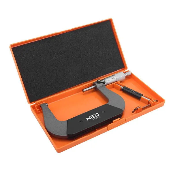 Микрометр Neo Tools с верньером 75-100 мм, ±0.01 мм/м