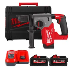 Перфоратор акумуляторний безщітковий SDS-PLUS MILWAUKEE M18 FHX-552X (2,5Дж) (ЗУ+2Х5,5Ач+HDкейс) фото