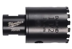 Коронка алмазна M14 Diamond Max MILWAUKEE, O38мм (суха) фото