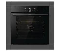 Духовой шкаф Gorenje электрический, 77л, A+, пар, дисплей, приготовление на разных уровнях, пиролиз,  Wi-Fi, черный фото