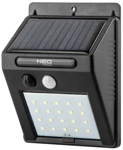 Прожектор Neo Tools, питание от солнечного света, 250 лм, 1200 мАч, 3.7 Li-Ion фото