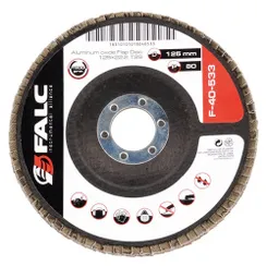 Круг шліфувальний пелюстковий (125 мм, Р40) конусний Falc F-40-531 фото