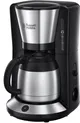 Кофеварка Russell Hobbs капельная  Adventure, 1л, молотый, черно-серебристый