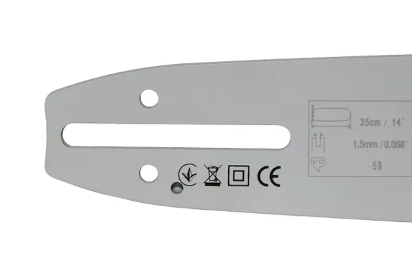 Шина 14" (350 мм), 3/8", 1.5 мм, 59 звенъев Rebiner для бензопилы / электропилы заказать