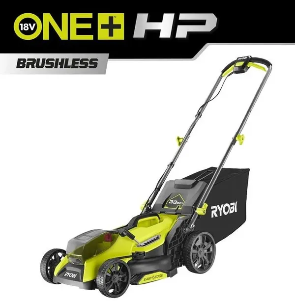 Газонокосилка аккумуляторная Ryobi ONE+ HP RY18LMX33A-0 18В 33см 30л 25-90мм 9.3кг без АКБ и ЗУ