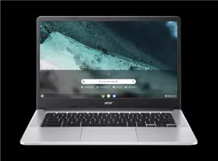 Ноутбук Acer Chromebook CB314-3H 14" FHD IPS, Intel C N4500, 4GB, F128GB, UMA, ChromeOS, сріблястий фото