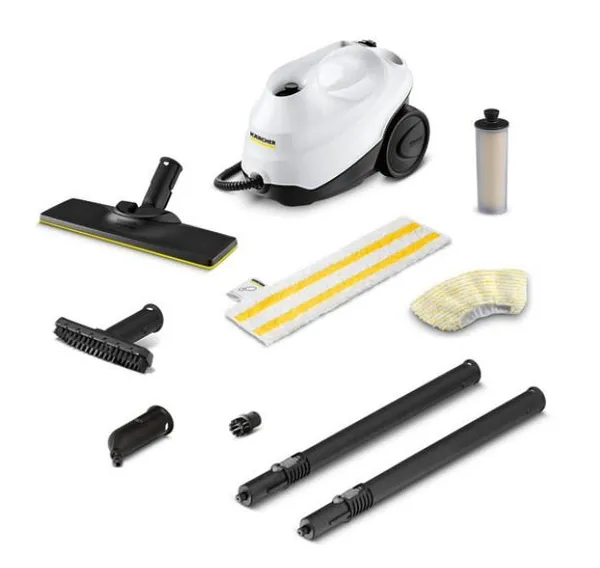 Пароочиститель Karcher SC 3 EasyFix, 1900 Вт, 1000мл, 3.5Бар, белый