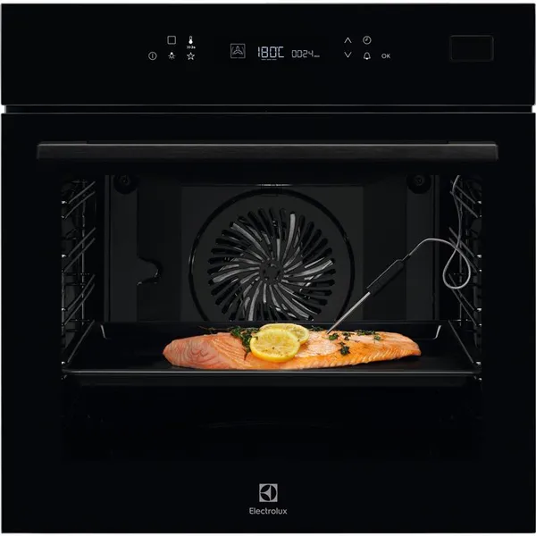 Духовой шкаф Electrolux электрический, 70л, А+, пар, дисплей, конвекция, ф-ция пароварки, черный