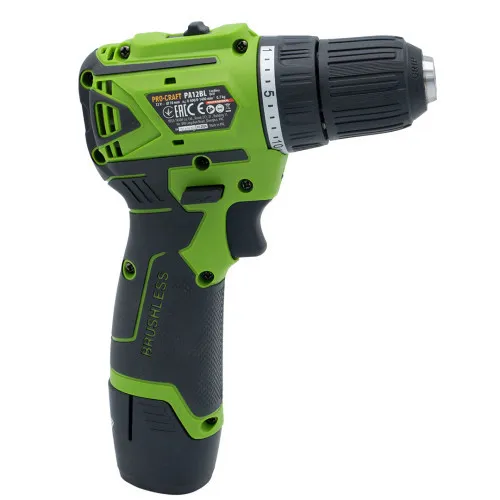 Бесщёточный аккумуляторный шуруповерт Procraft PA12BL заказать