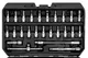 Набор инструментов Neo Tools, набор торцевых головок, 53 шт, 1/4", CrV, кейс фото №10
