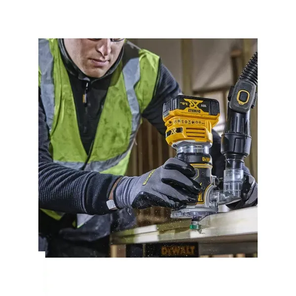 Фрезер аккумуляторный DeWalt 18В XR Li-lon бесщеточный цанга 6 и 8мм 16000-25500об/мин 2.4кг без АКБ и ЗП цена в Украине