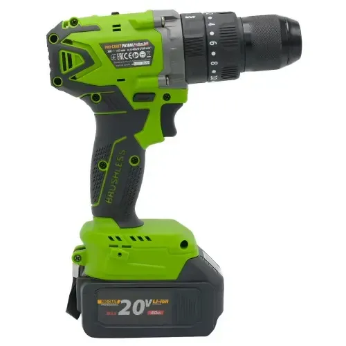 Купить Бесщёточный аккумуляторный шуруповерт 2 АКБ Procraft PA-18BL Extra Industrial в кейсе