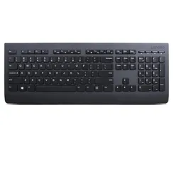 Клавиатура мембранная Lenovo Professional 108key, WL, EN/UK/RU, черный фото