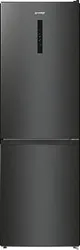 Холодильник Gorenje NRK619EABXL4  с нижн. мороз. камерой, 185х60х60см, 2 дв., Х- 204л, М- 96л, A+, NoFrost Plus,  Fresh zone, черный