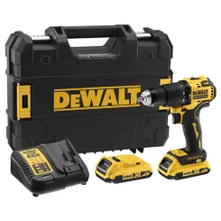 Дрель-шуруповерт ударная DeWalt бесщеточная XR Li-Ion 18В акб 2А·час 65Нм 450-1650об·мин патрон 13мм ЗП кейс 1.2кг фото