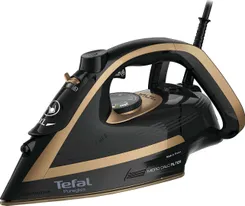 Праска Tefal Puregliss, 3000Вт, 270мл, паровий удар -280гр, постійна пара - 50гр, керам. підошва, чорно-мідний фото