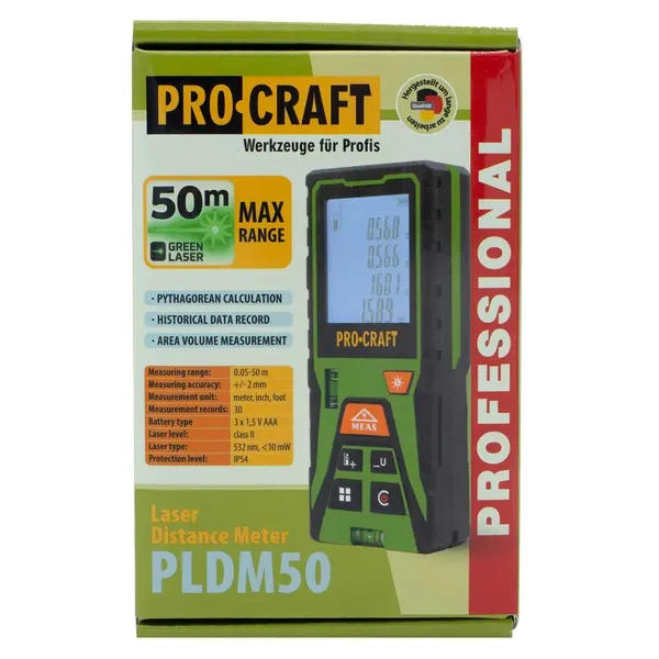 Лазерный дальномер Procraft PLDM50