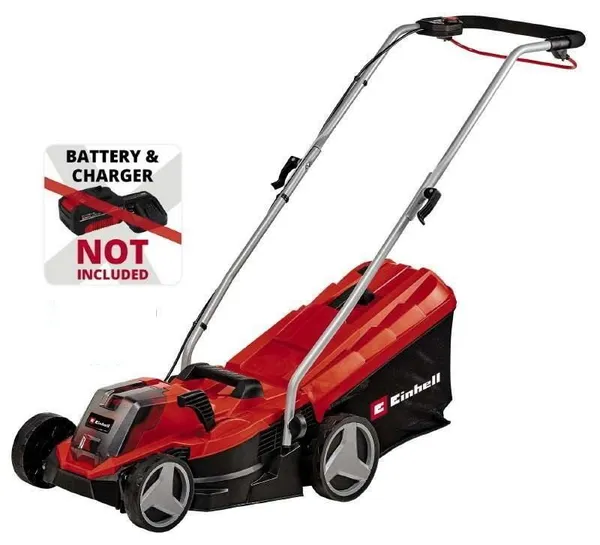 Газонокосилка аккумуляторная Einhell бесщеточная GE-CM 18/33 Li-Solo 18В 33см 25-65мм 30л 10.1кг без АКБ и ЗП