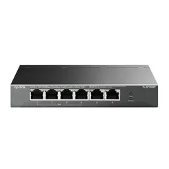 Коммутатор TP-LINK TL-SF1006P 6x1FE (4xPoE), 67Вт, Неуправляемый фото