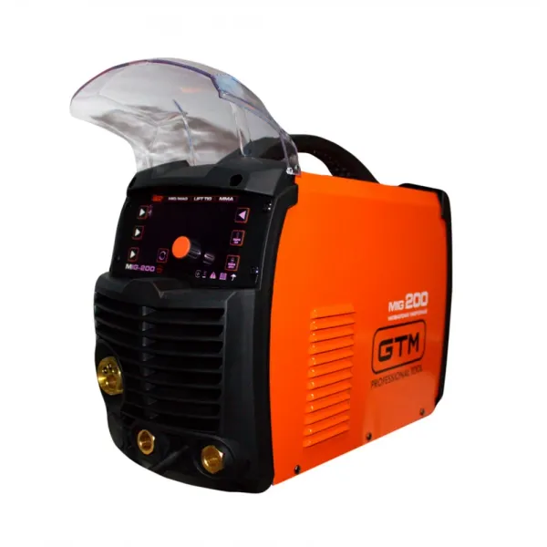 Інверторний зварювальний напівавтомат GTM MIG-200ES LED + дріт фото №1