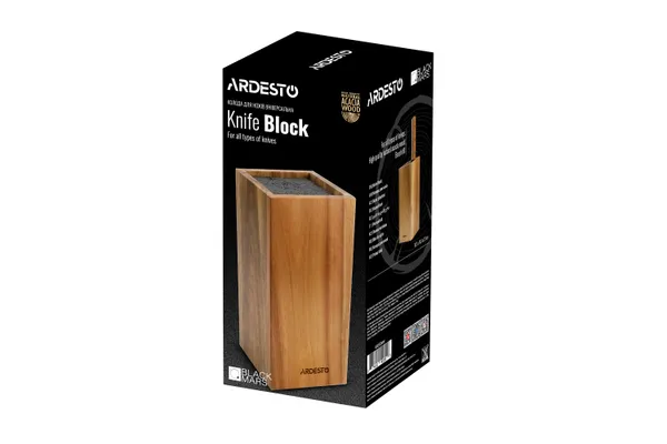 Колода для ножей ARDESTO Black Mars, 23см, дерево заказать