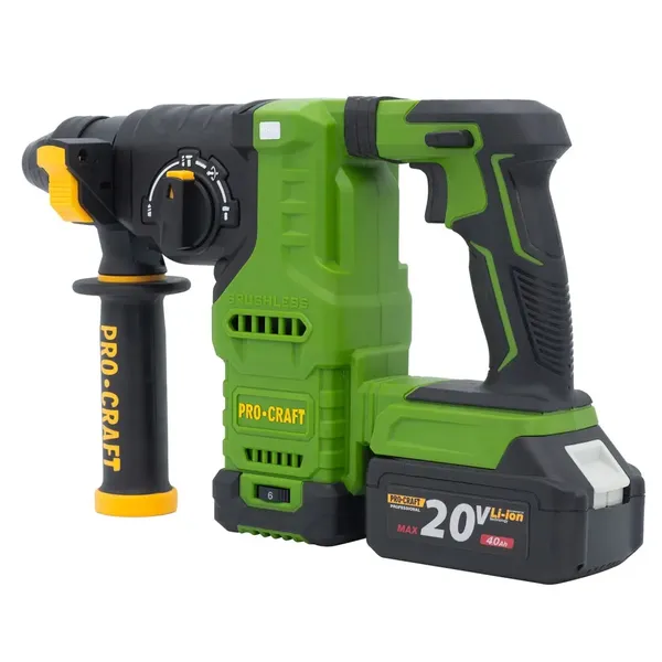 Аккумуляторный перфоратор Procraft PHA30 Кейс (с 2 акб и ЗП) заказать