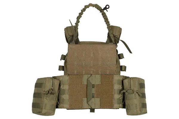 Плитоноска з додатковими сумками 2E Tactical Тип1, Молле, хакі фото №4