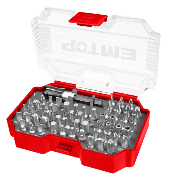 Набор біт EMTOP EMSV3K05 62 шт отзывы