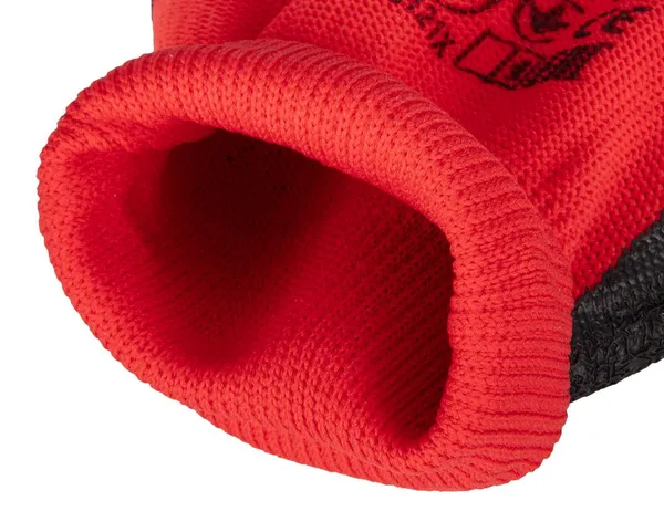 Перчатки рабочие Neo Tools комплект 12шт, полиэстер с латексным покрытием, р.10, красно-черный заказать