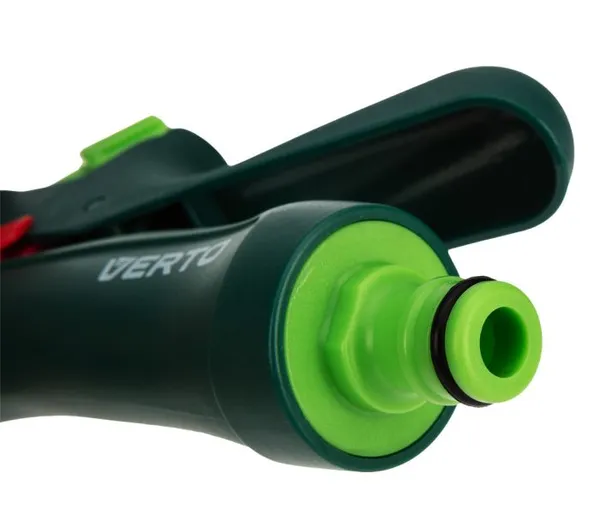 Зрошувач ручний Verto, пістолетний, 1/2"-3/4", регулювання напору / розпилу води, тримач двокомпонентний купити в Україні