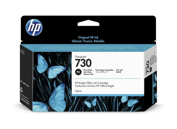 Картридж HP 730 DesignJet T1600/T1700/T2600 Photo Black 130ml