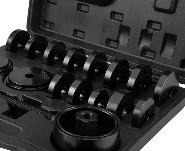 Набор инструментов для установки и снятия подшипников и втулок Neo Tools, 22шт, 50-55-60-64-67-70-72-74-75-78-82-84-88мм, 8.96кг купить в Украине