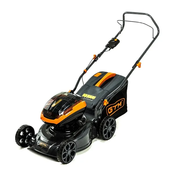 Газонокосарка акум. BLM42, 2*18В, ширина захвату 42см, висота скош. 25-75мм, травозбірник 45л, несамохідна, КАРКАС (без АКБ і ЗП) цена в Украине