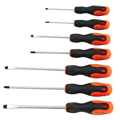 Набір викруток 7 шт. MIOL 63-450 з магнітним наконечником