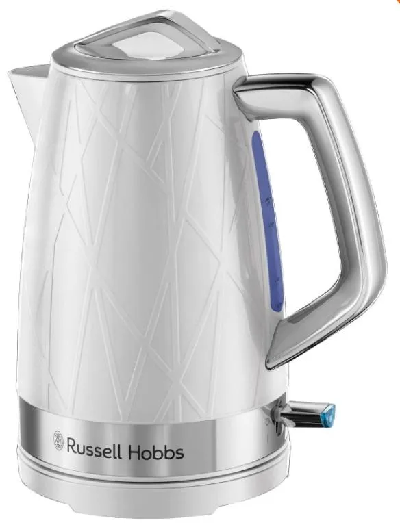 Электрочайник Russell Hobbs Structure, 1.7л, пластик, бело-серебристый