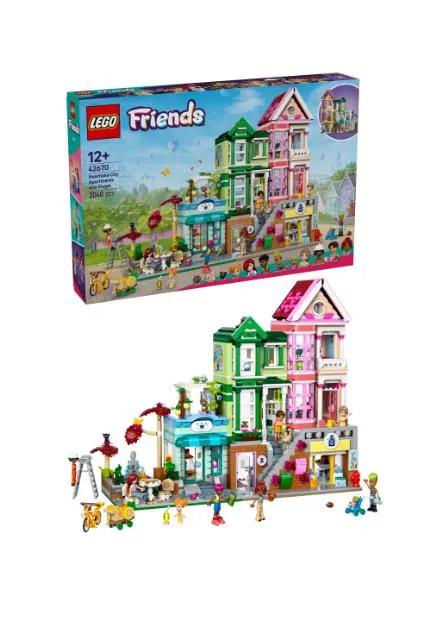 Конструктор LEGO Friends Хартлейк-Сити. Квартиры и магазины