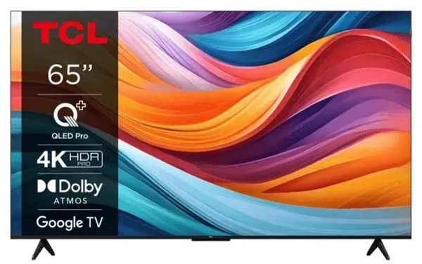 Телевизор 65" TCL QLED 4K 60Hz Smart Google TV Titan