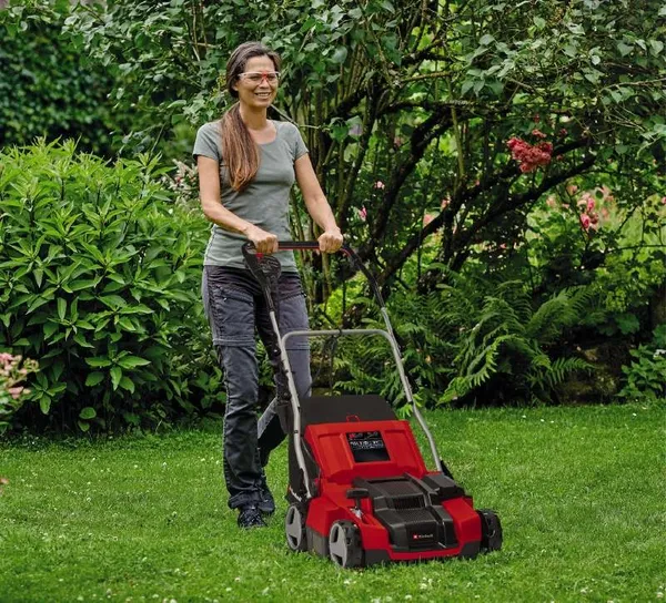 Аэратор-скарификатор электрический Einhell GE-SA 1435/1 1400Вт 35см ножи 16шт 10.18кг купить онлайн