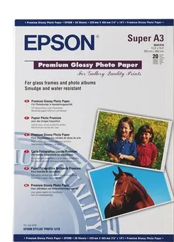 Папір Epson A3+ Premium Glossy Photo Paper, 20арк. фото