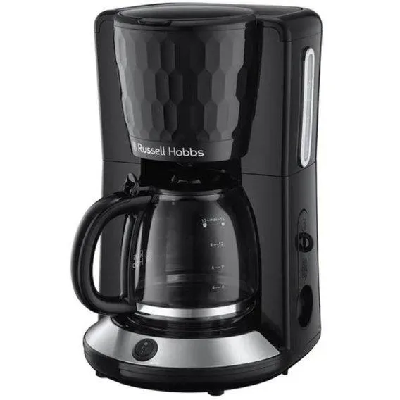 Кофеварка Russell Hobbs капельная Honeycomb 1.25л, молотый, черный