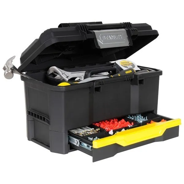 Ящик для инструмента Stanley, выдвижная секция, 27.9x48.1x28.7см, пластик цена в Украине