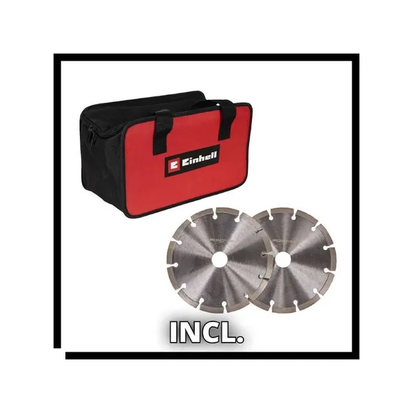 Штроборез Einhell TE-MA 1500, диск 125мм, 1500Вт, паз 8-30мм, глубина паза 5-30 мм, 8500об/мин, 4.8кг купить в Украине