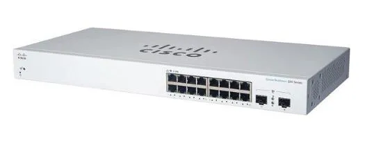 Коммутатор Cisco CBS220 16хGE, 2x1G SFP, Smart