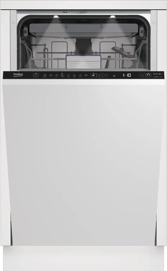 Посудомийна машина Beko вбудована, 11компл., A+++, 45см, дисплей, 3-й кошик, білий