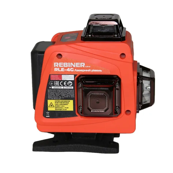 Лазерний рівень 16 променів Rebiner RLE-4G зелений діод купити онлайн