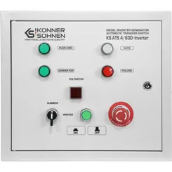 Блок автоматического ввода резерва Konner&Sohnen KS ATS 4/63D-Inverter, 230/400В, 230В 14,5кВт, 63А, 400В 41,5кВт, IP21, 9,3кг фото