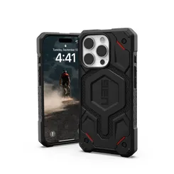 Чехол UAG для iPhone 16 Pro, Monarch Pro Magsafe, Kevlar Black фото