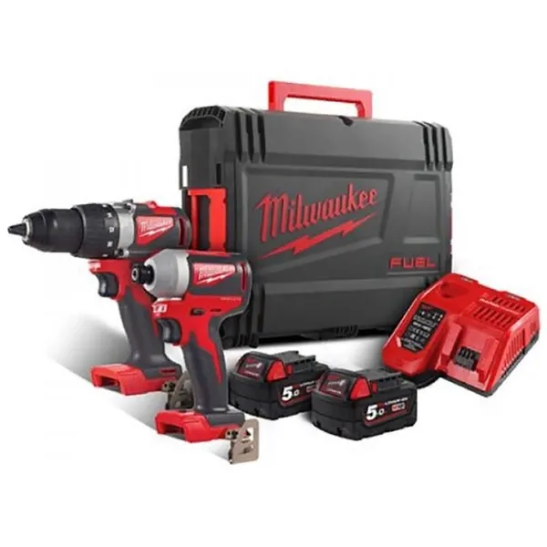 Набор из двух инструментов бесщеточных аккумуляторных MILWAUKEE M18 BLPP2B2-502X (Li-Ion 5Ач) цена в Украине