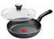 Сковорода з кришкою Tefal So' Light, 24см, алюміній, бакеліт, скло, чорний