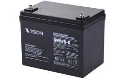 Акумуляторна батарея Vision FM, 12V, 75 Ah фото